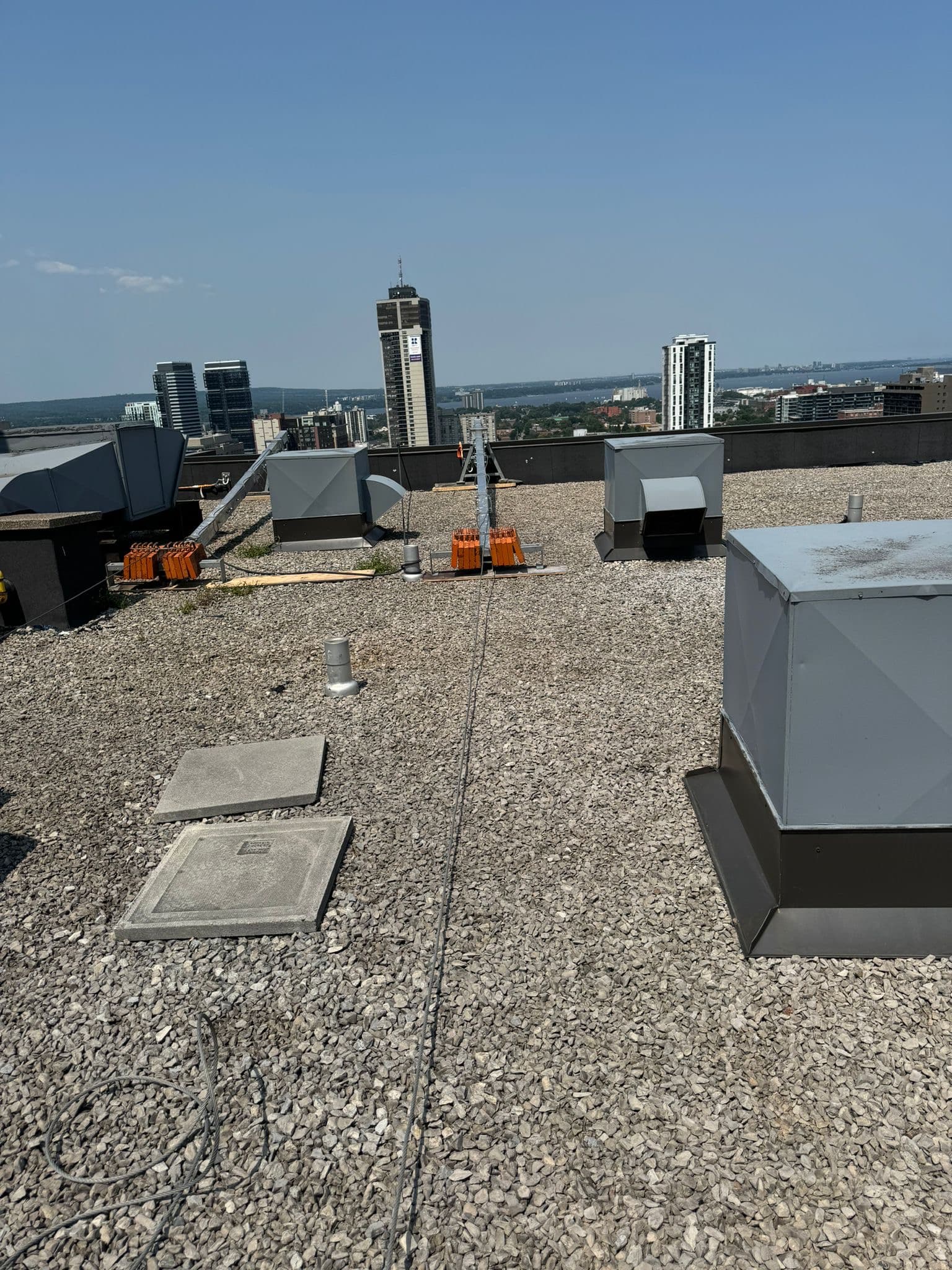 Rooftop HVAC work