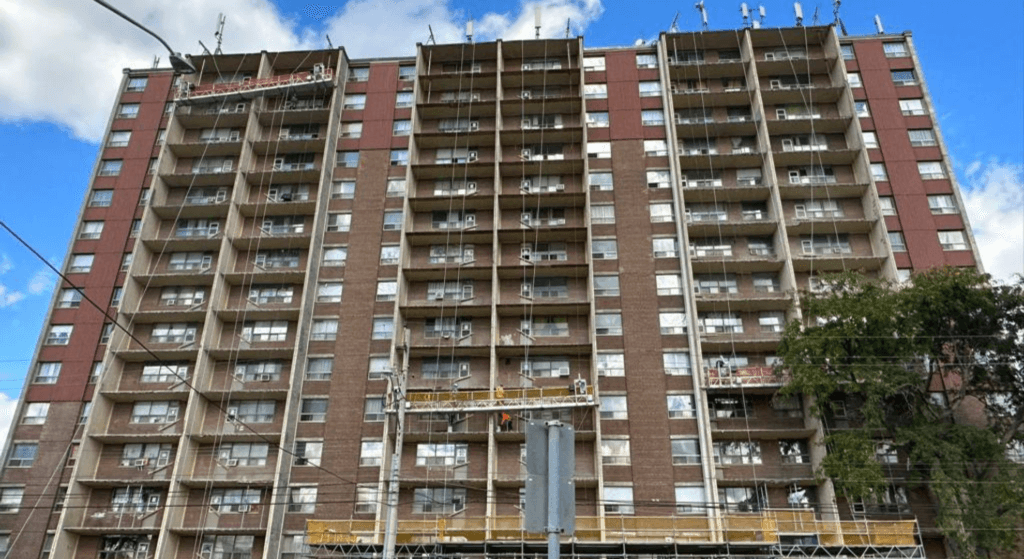 Balcony restoration project