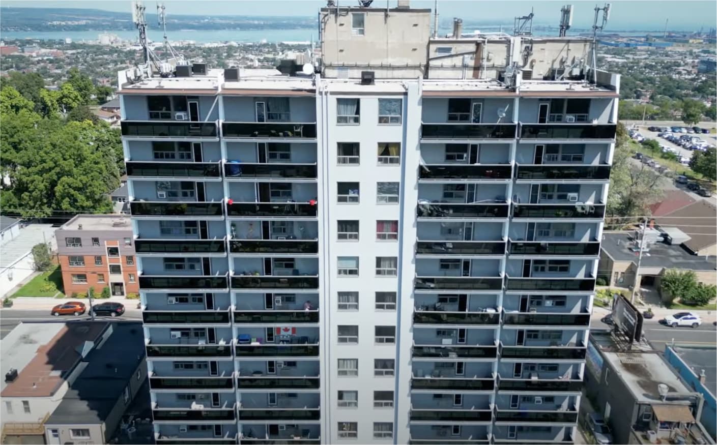 Balcony after restoration