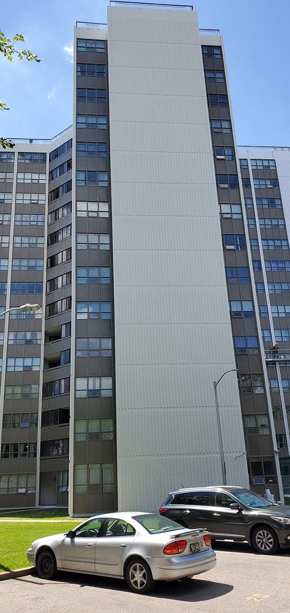 Exterior painting work