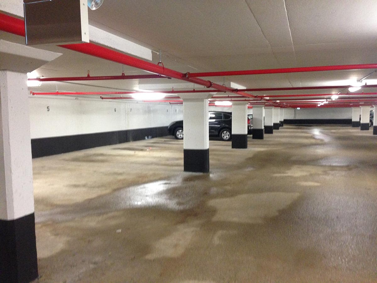 Garage floor restoration