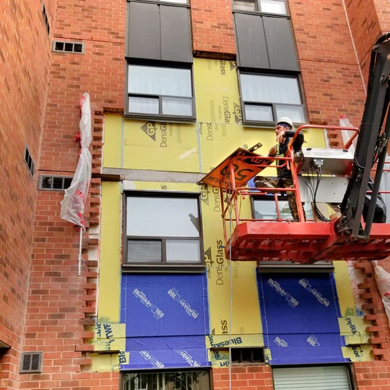 Masonry repointing work