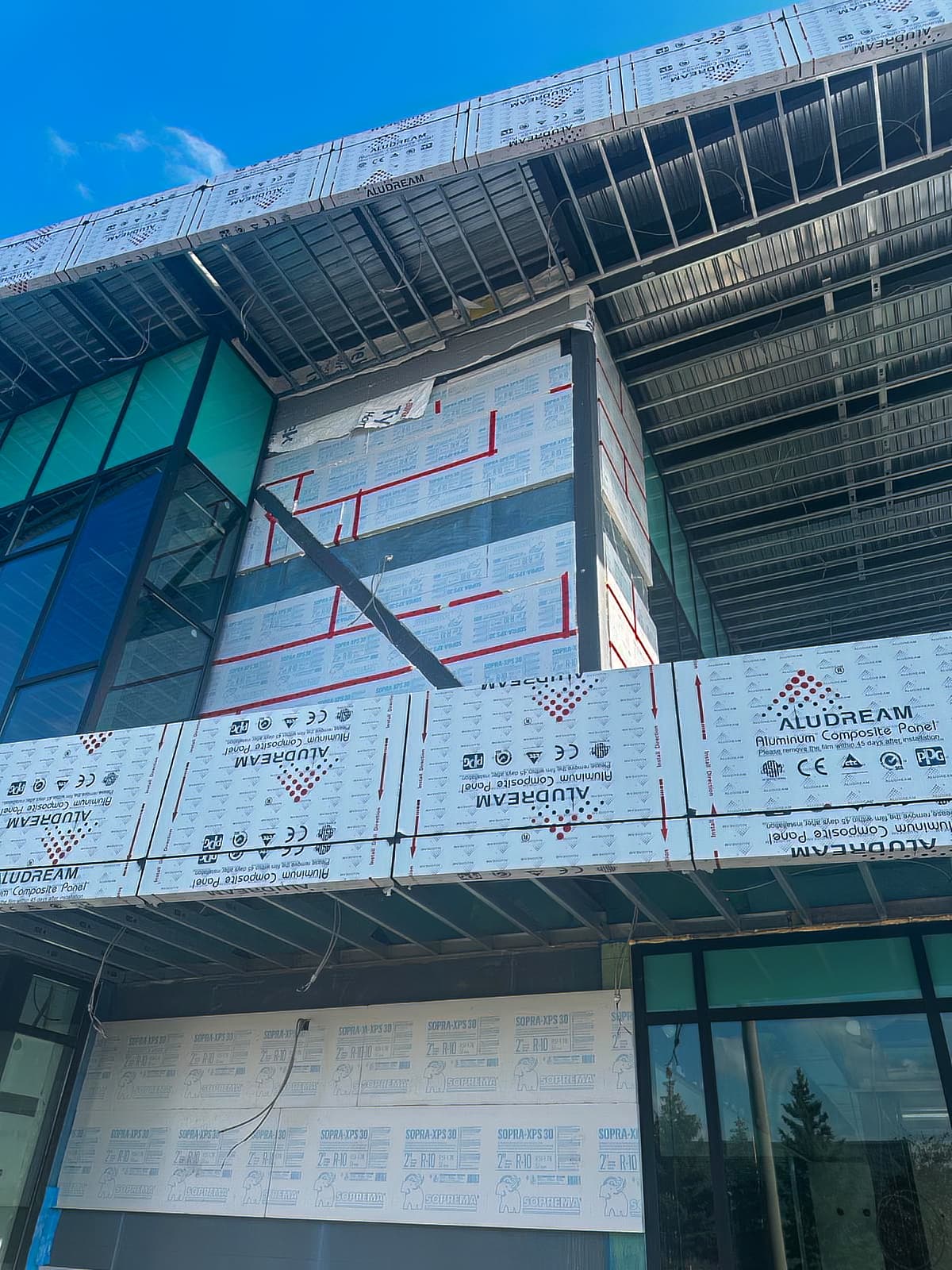 Exterior siding work